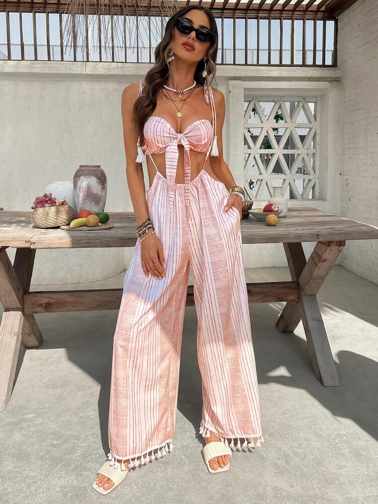 Slaydiva 2025 Spring/Summer New Music Festival, St. Patrick's Day, Easter Casual Streetwear Style Letter Print Halter Tie Crop Top With Mesh Patchwork Mini Skirt Set